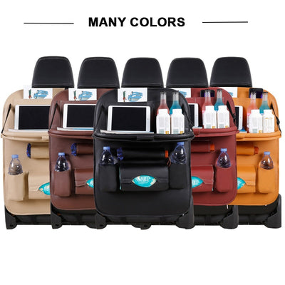 Foldable Car Back Seat Storage Organizer