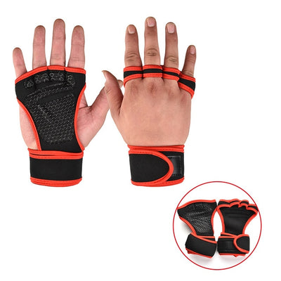 Weight Lifting Hollow-Out Grip Gloves