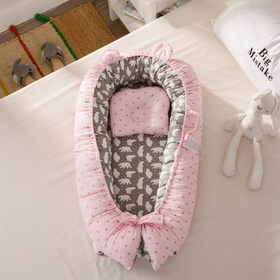 Baby Nest Bed For Tummy Time