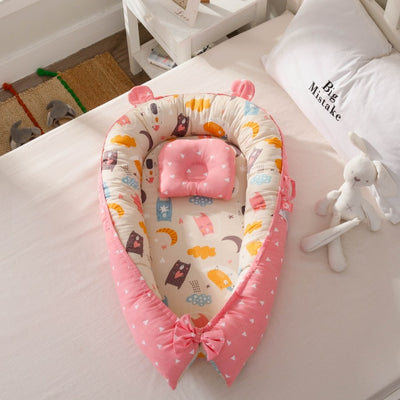 Baby Nest Bed For Tummy Time