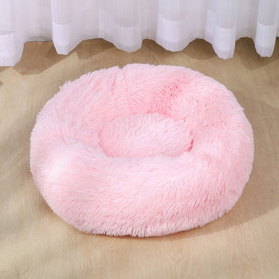 Ultra Soft Plush Donut Bed for Pet Dogs