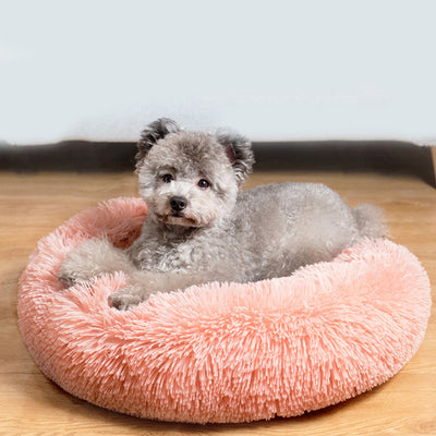 Ultra Soft Plush Donut Bed for Pet Dogs